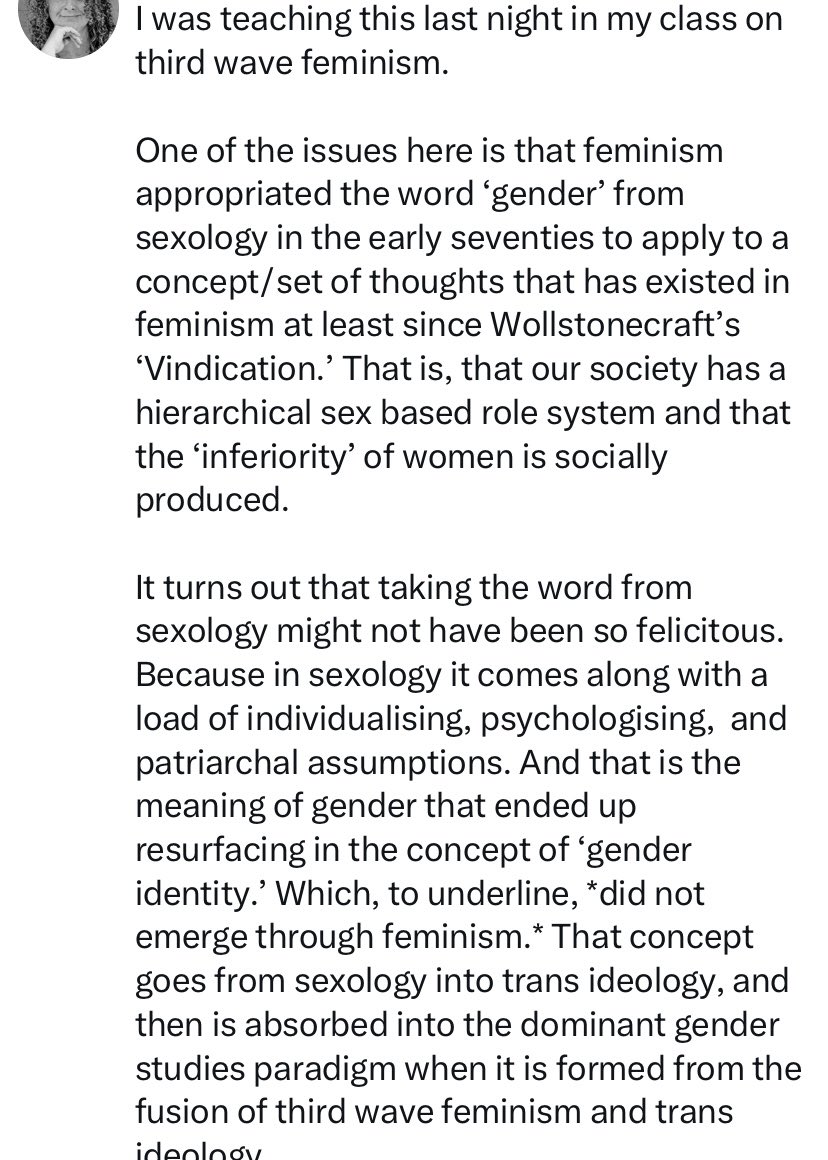 This explanation of sex &amp; gender from ⁦<a href="/janeclarejones/">Dr. Jane Clare Jones</a>⁩ needs to be widely shared.