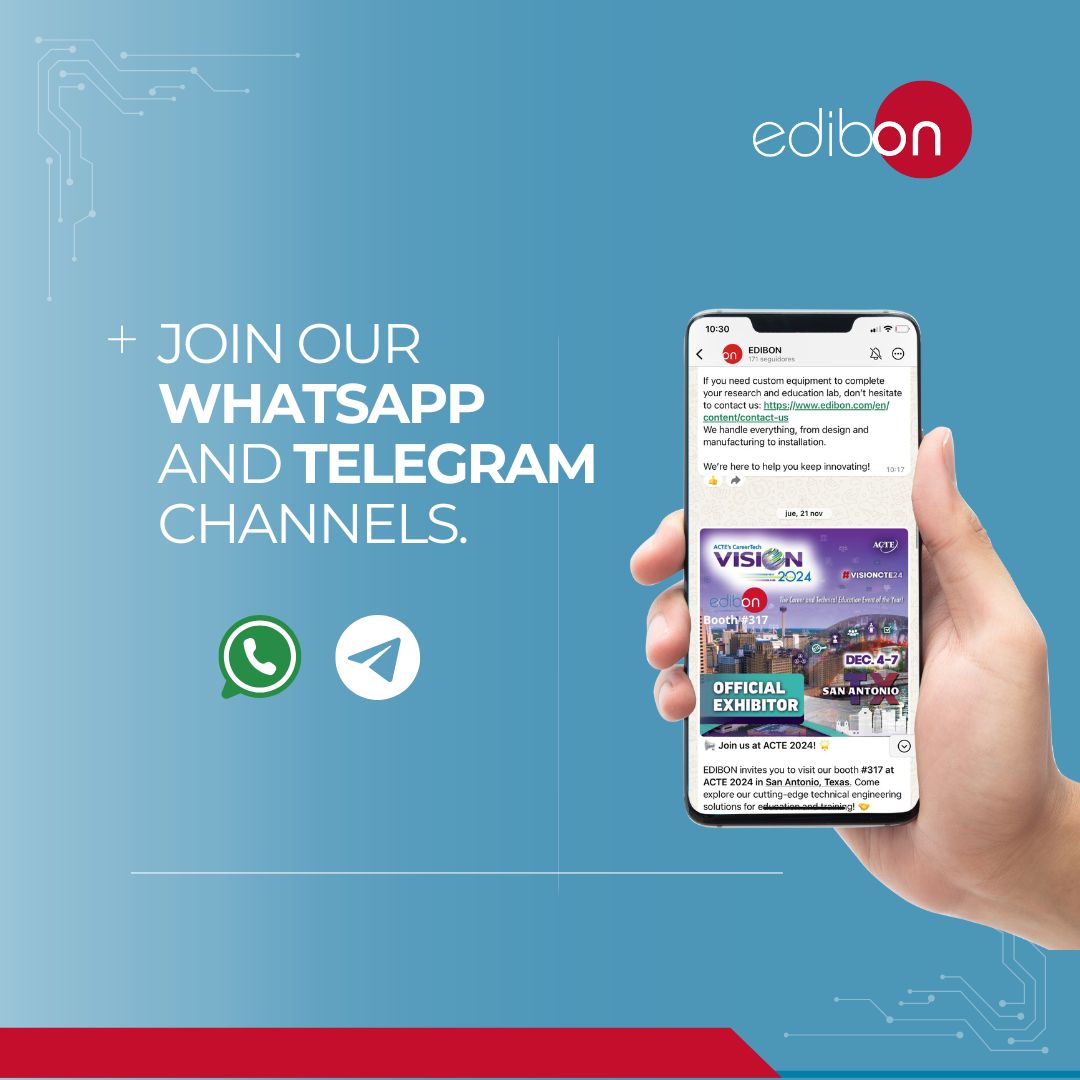 Edibon_Intl's tweet image. 🌐 Remember, we’re also on WhatsApp and Telegram!

📲 WhatsApp: whatsapp.com/channel/0029Va… 
📲 Telegram: t.me/+LLPJVFKvTqkwN… 

For more details, visit: edibon.com/en/blog/how-it… 

#DiscoverEDIBON #TeachingTechnology #WhatsappChannel #TelegramChannel