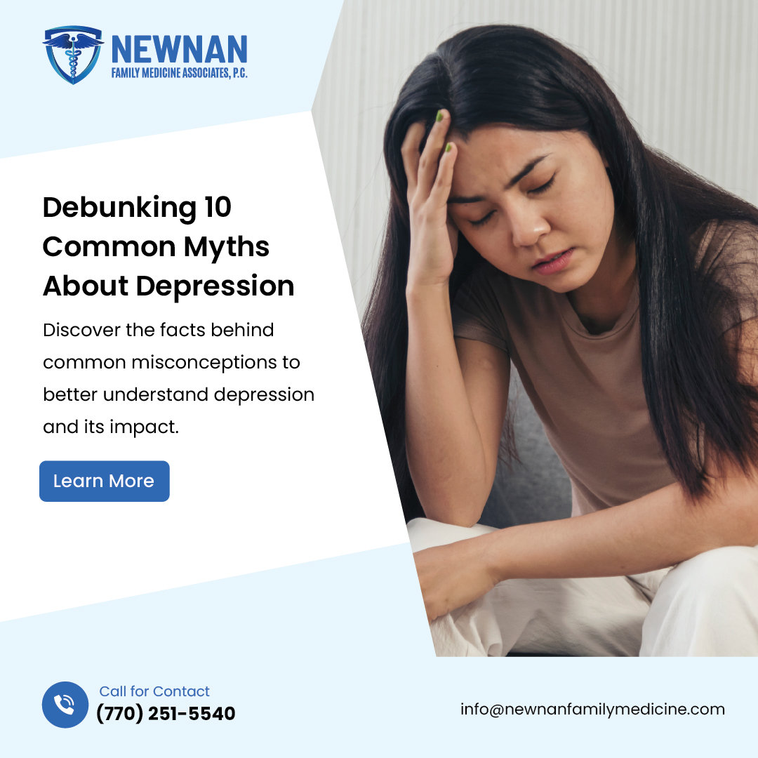 NewnanfamGA's tweet image. Don't let myths shape your understanding of depression. Learn the truth about this mental health condition to support yourself and others.
medicalnewstoday.com/articles/327222
#MentalHealthAwareness #DepressionFacts #EndTheStigma #NewnanFamilyMedicine