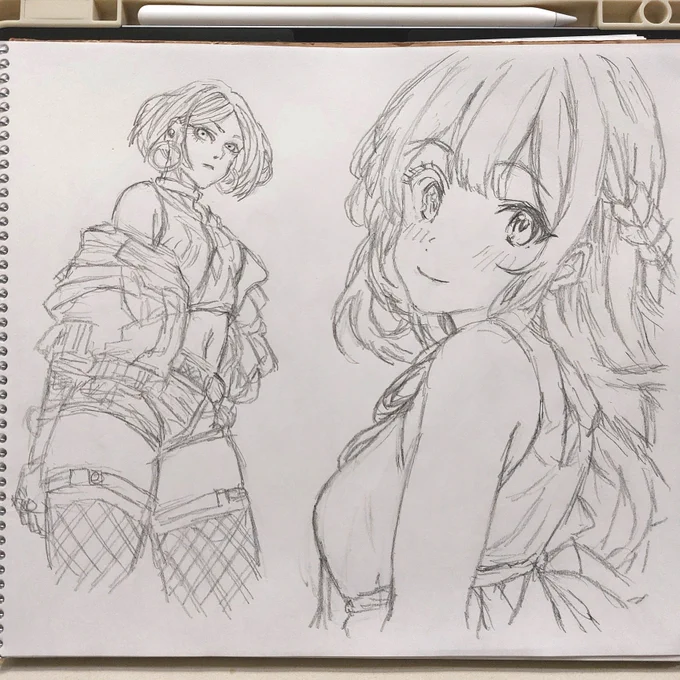今日は落書きが捗る一日だった♪ 