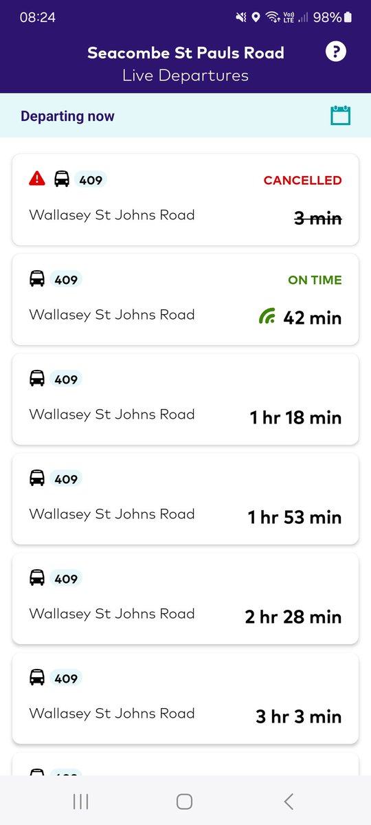 14Treacle's tweet photo. @arrivanorthwest can you tell me why the app said this bus was cancelled but then changed to be uncancelled and completed the route? Really confused and also now late for work☹️ https://t.co/IrVipEV31a