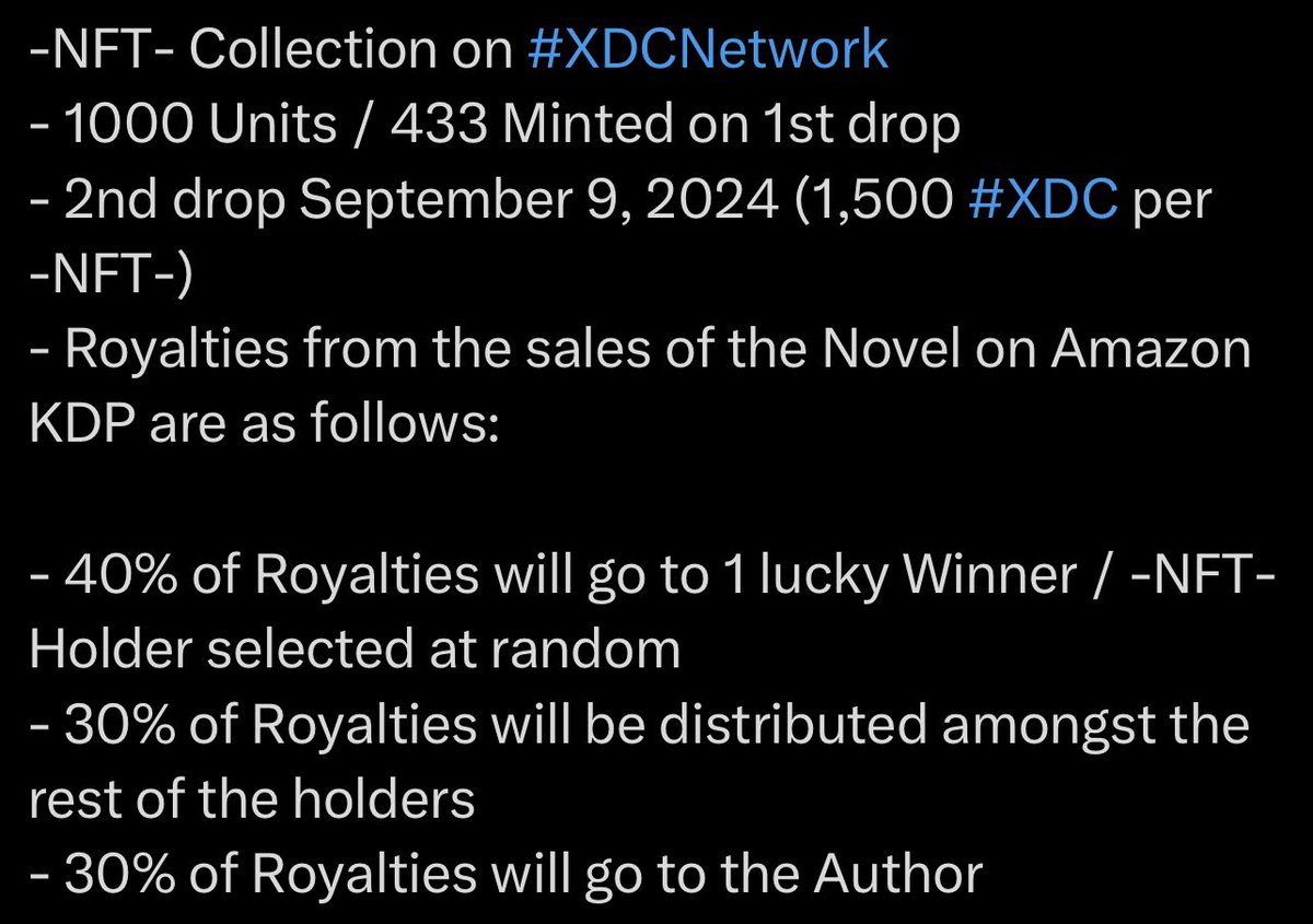 <a href="/samurai_xdc/">Samurai XDC</a> #SamurAI/ #BuiltOnXdc/ #PrimePort/ #XDCNetwork/ #XDC/ $XDC/

💻 primeport.xyz/drops/samurai
📱 nftrends.es/samurai/