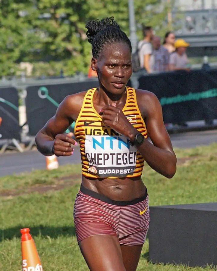 PeshAhumuza's tweet photo. Honoring the women we’ve lost to femicide & intimate partner violence:
Rebecca Cheptegei was a cross country long distance runner who was burnt to death by her ex partner. She is one of the many women we’ve lost to GBV in the sports world.
#NotAnotherHashtag
#16DaysOfActivism https://t.co/BTuv1QuXza
