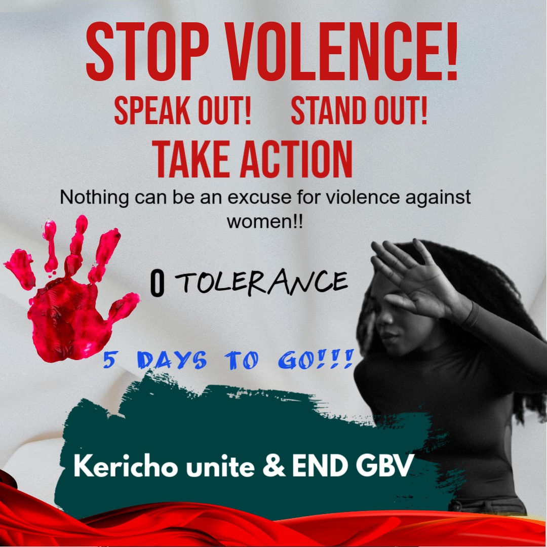 <a href="/Maskani254/">Maskani Ya Taifa 🇰🇪</a> <a href="/cedgg_2001/">Centre for Enhancing Democracy and Good Governance</a> <a href="/UraiaTrust/">Uraia Trust</a> <a href="/fidakenya/">FIDA-Kenya</a> <a href="/nisisikenya/">Ni Sisi!</a> <a href="/NOPEKENYA/">NOPE_NGO</a>  Gender Based Violence is now a national disaster and needs everyone's attention on 10th December 2024 we welcome everyone for a demonstration against GBV in Kericho town