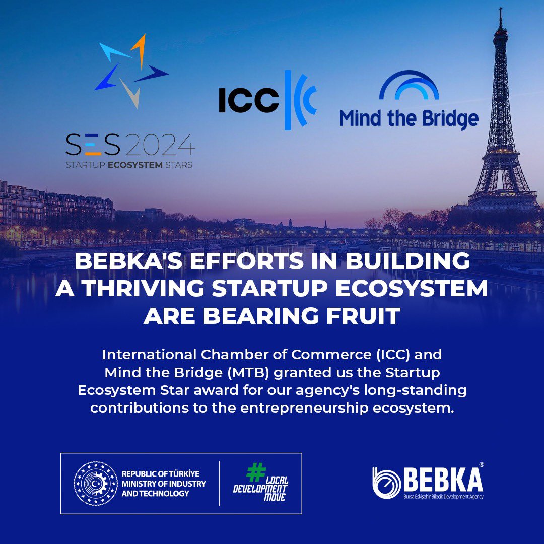TCBEBKA's tweet image. 📢🏆 Here we are!  BEBKA awarded  as Startup Ecosystem Stars 2024! 

@MindTheBridge @iccwbo @Microsoft  #OpenInnovation #MTBS