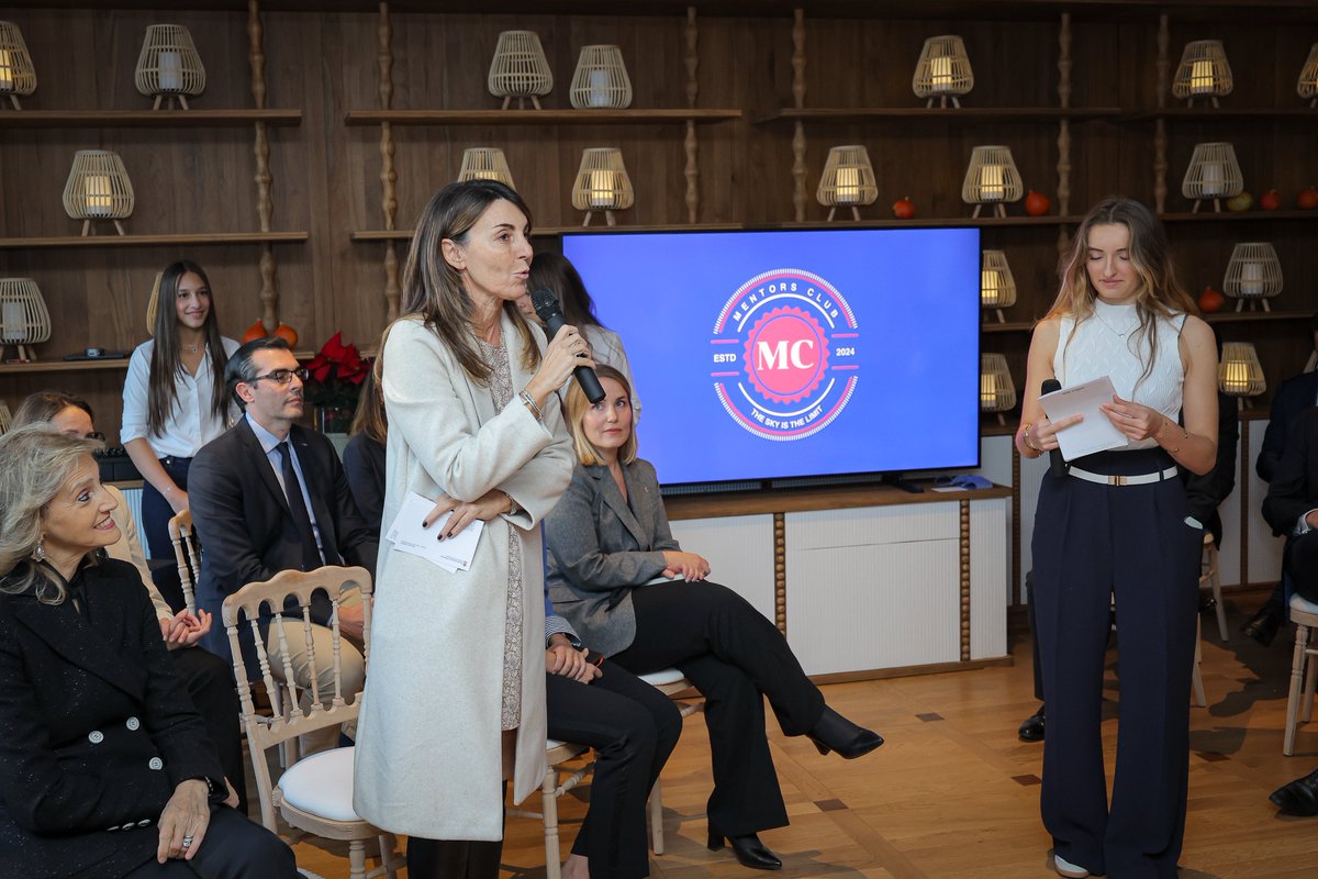 monaco__info's tweet photo. Hier s’est tenue la réunion inaugurale du Mentors Club un programme lancé par une monégasque Alexandrine Noghès
L’objectif ? Mettre en relation des lycéens de #Monaco en quête de vocation #professionnelle, avec des personnalités inspirantes pour les accompagner dans leur carrière https://t.co/zaNyZkPMhd