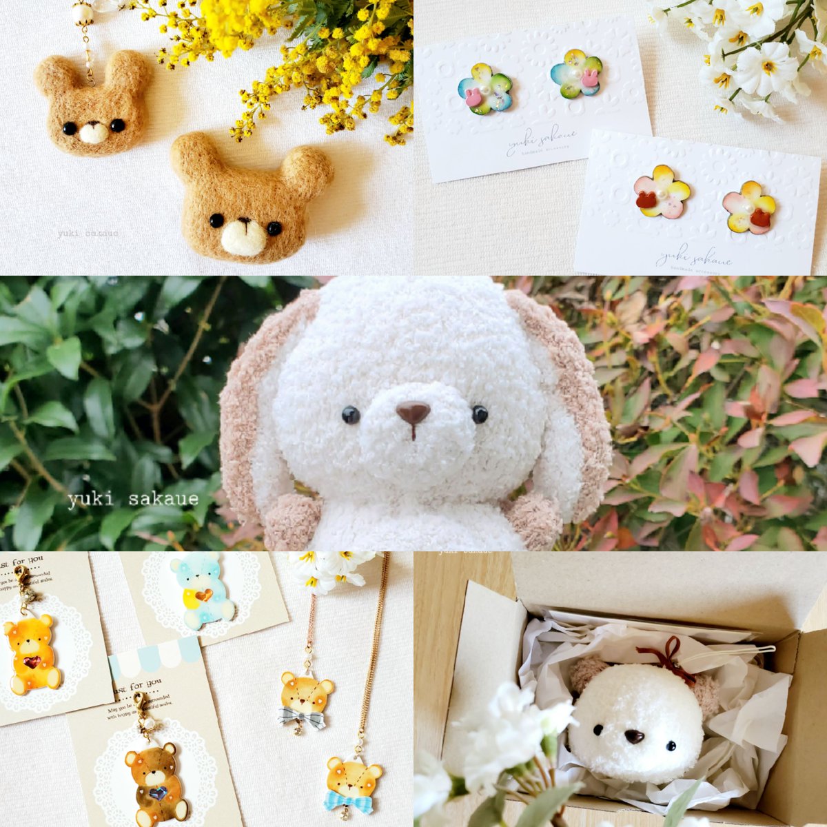 yuki_sakaue's tweet photo. ふわふわ可愛い動物さんたち作っています(°´ ˘ `°)♡〃

#作風が気に入ったらフォローしてください https://t.co/RdhdCTeByN