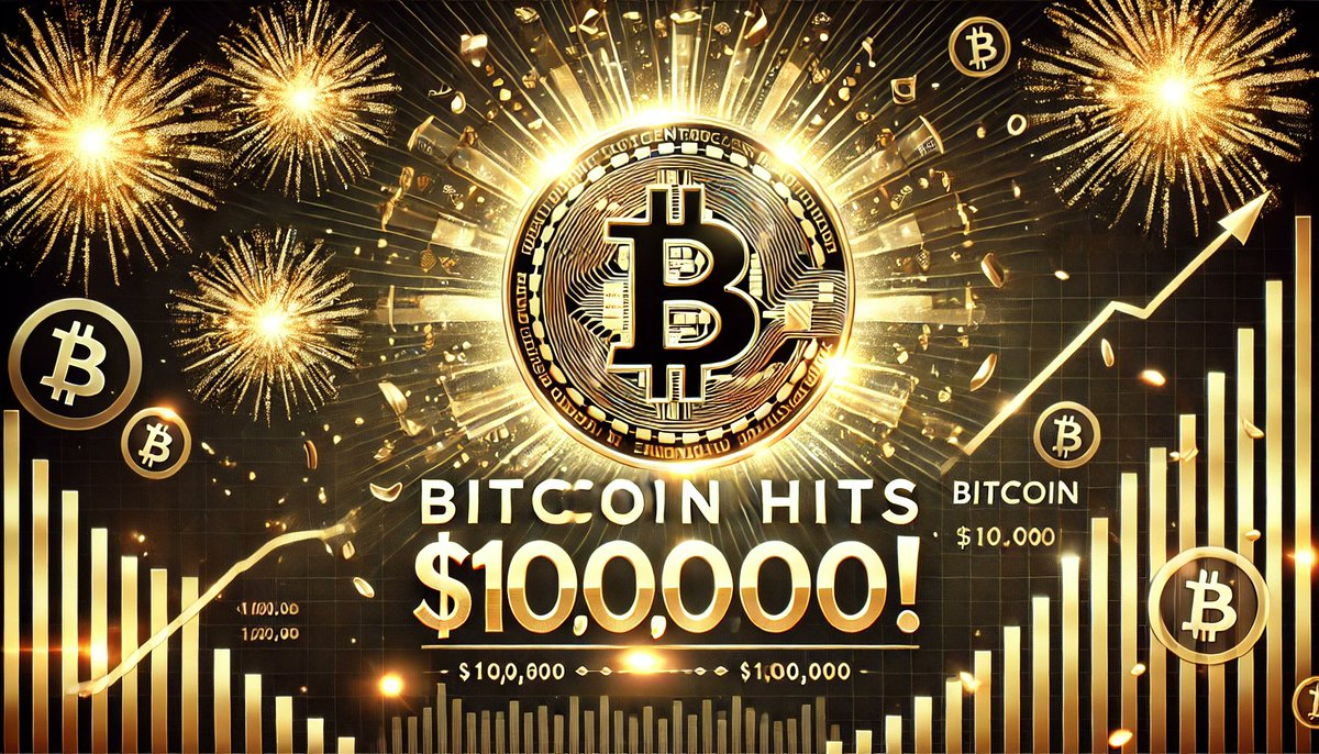 Alvina306's tweet photo. Bitcoin did it...crossed 100k $ https://t.co/Wfrwy9iFp2