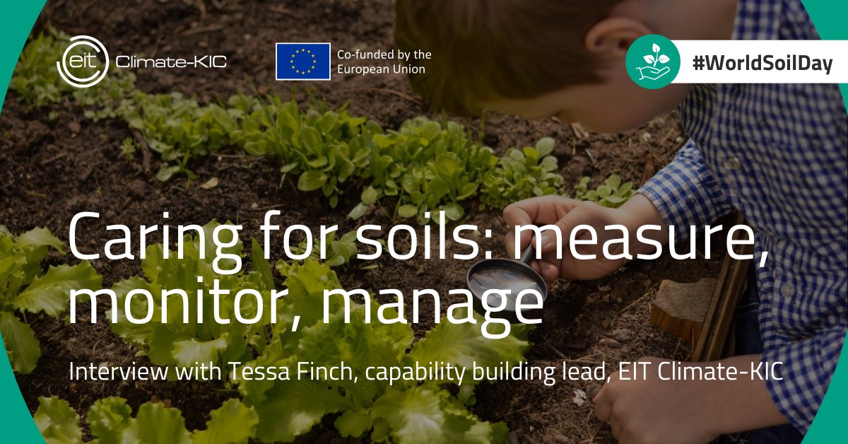Caring for soils means helping farmers &amp; rural communities thrive🌱
 
With @SOILL2030 &amp; #MissionSoil, we are supporting 25 #LivingLabs with a tailored learning journey.
 
Tessa Finch, learning lead at EIT Climate-KIC, explains how👉bit.ly/3BgwVvV
 
#WorldSoilDay