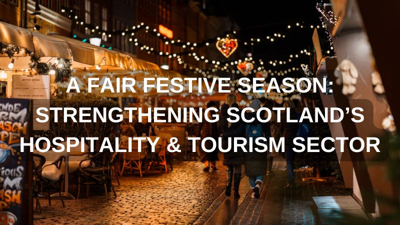 LivingWageScot's tweet photo. While we enjoy ourselves this December, let’s recognise that the hospitality and tourism sector is facing increased pressure. Anna Hirvonen writes about these challenges and the efforts to overcome them.
https://t.co/hHfSURTFAr
#FairWork #LivingWage #LivingHours #Scotland https://t.co/5qkYjUhNdU