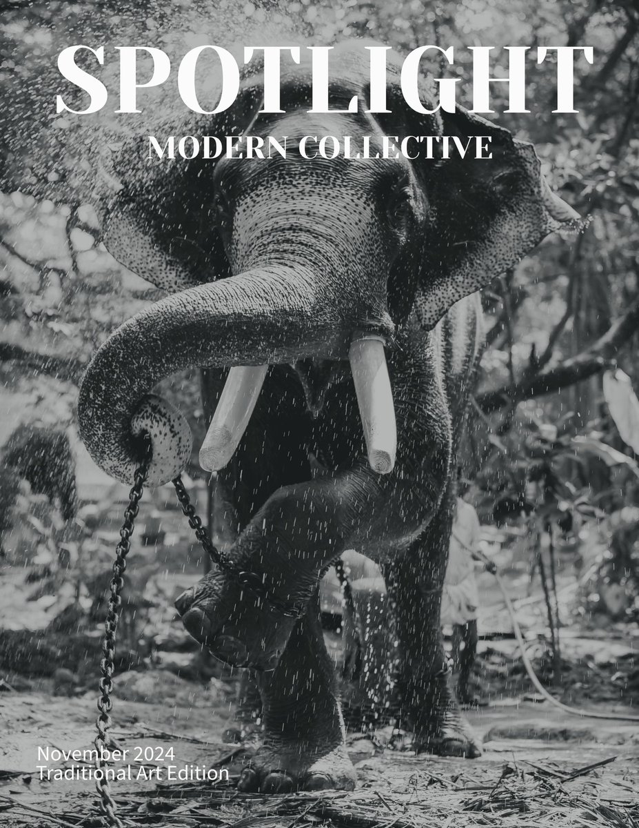 thegalleriaio's tweet photo. We had an amazing time with @MagdaGangsta on November Edition of the Spotlight, Modern Collective Magazine, seeing her art, to us it was more of experiencing her thought process. 

The conversation was out of this world, you need to read our conversation and see her arts below ⬇️