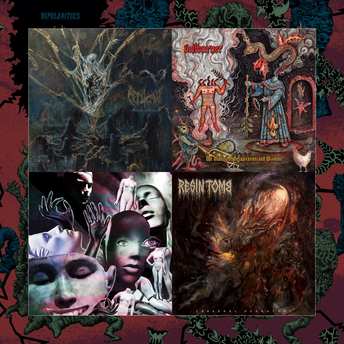 transcendingobs's tweet image. Our releases of #Replicant, #Veilburner, #Malconfort and #ResinTomb end up on the best albums of 2024 list by @MachineMusic81, with even the #Diskord/#Atvm release getting included in one of the categories! Honoured! 

You can find all these albums here - transcendingobscurity.bandcamp.com…