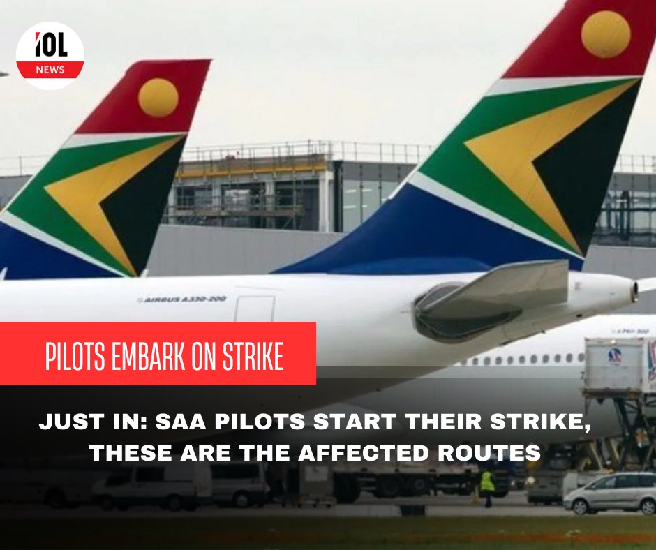 IOL's tweet photo. A strike by South African Airways (SAA) pilots has thrown holiday travel plans into turmoil, with disruptions expected on key domestic and regional routes, starting on Thursday, December 5.
#news #travel #strike #southafricanairways #pilots #toolsdown
Read on
https://t.co/0qxIYXxSzS