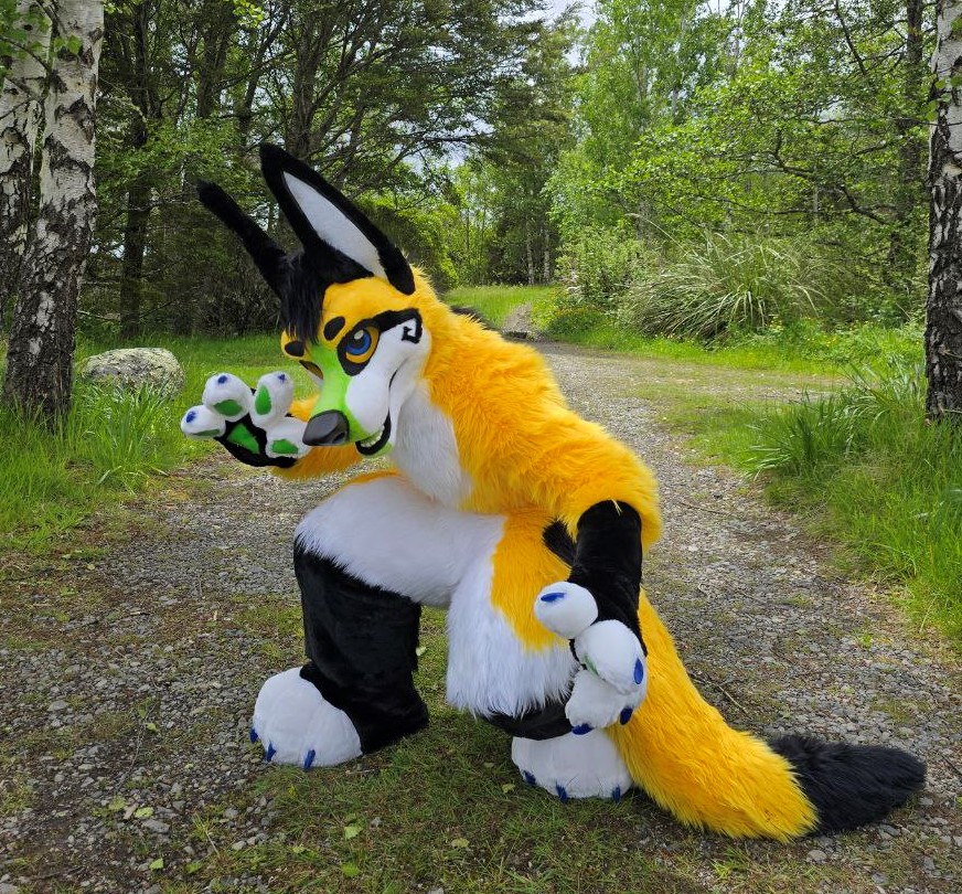 Canine Monster - Edited just for you!
A SparkyCanDo Refurbishing job, originally made by <a href="/MadeFurYou/">Made Fur You</a>

All info in the auction link below 👈😎👈
 thedealersden.com/listing/canine…

#fursuitforsale #sparkycando #madefuryou #fursuitauction #thedealersden #monsterdog #fursuitfriday