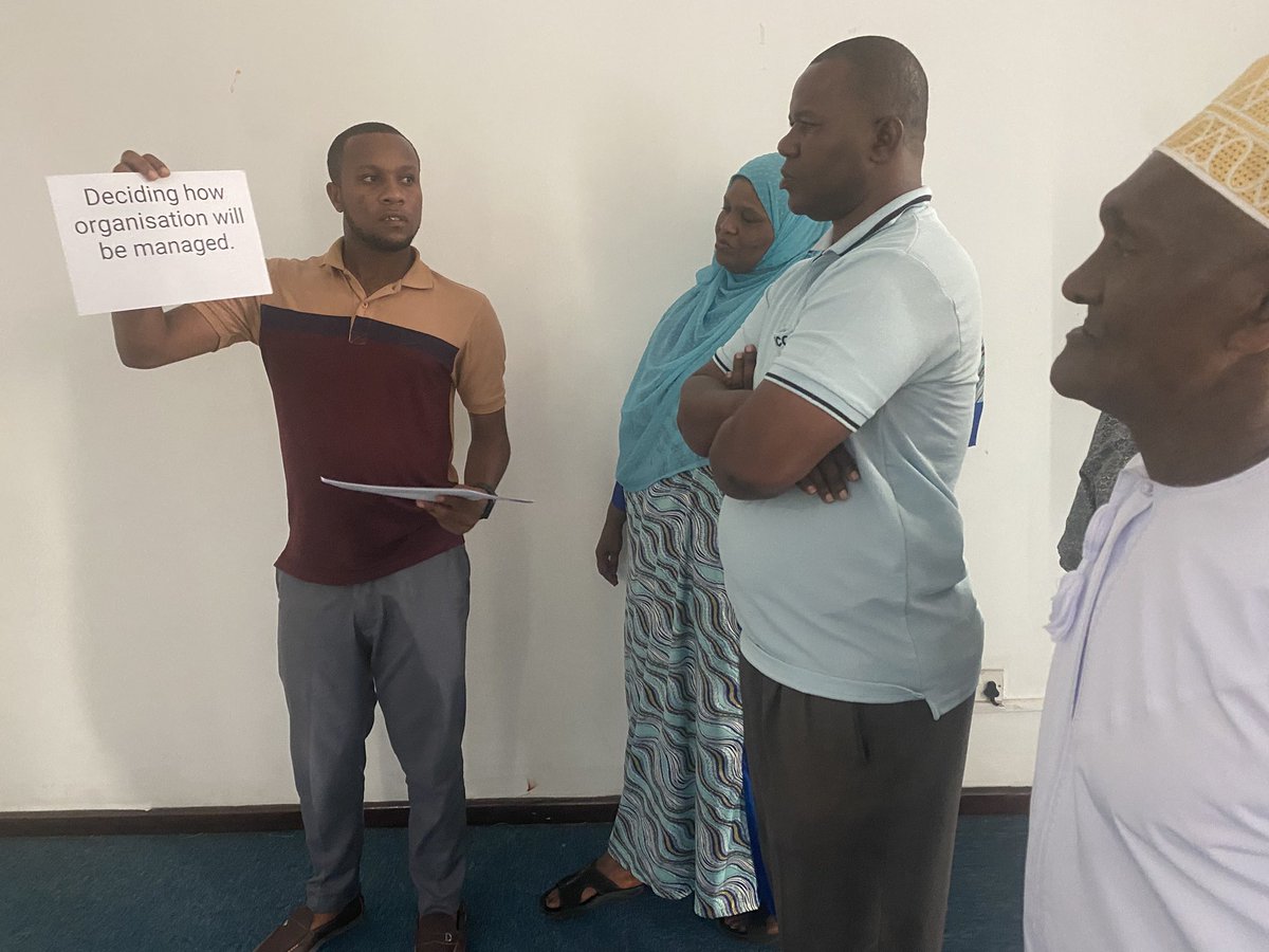 TRIAS, under the auspices of ENABEL has conducted a training program for ZNCC staff and members as part of the ongoing IncluCities project in Pemba to enhancing leadership and management skills, with  special emphasis on strengthening membership based organizations such as ZNCC.