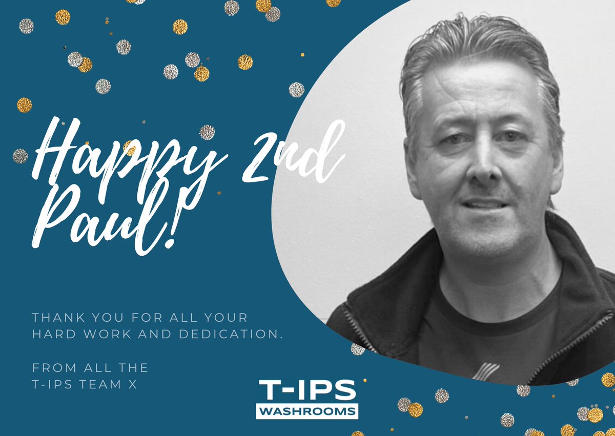 TWashrooms's tweet photo. Today marks Paul Ford's 2nd #WorkAnniversary with us! 🍾

Paul looks after all our #Scottish contracts and has been ensuring the smooth running of these jobs for the past 2 years. Thank you so much for all your hard work 🙏🏽💙

#Scotland #Construction #StaffAppreciation https://t.co/VUzWVPfWvU