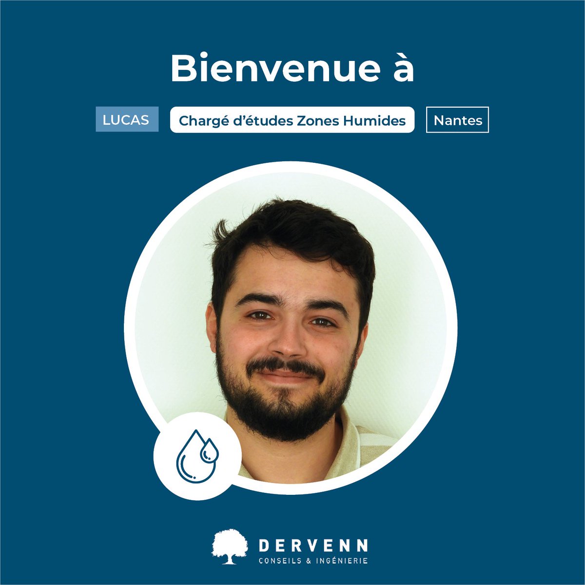 ‌Lucas Pâquet a récemment intégré notre bureau d'études Dervenn Conseils &amp; Ingénierie à Nantes, et occupe le poste de Chargé d'études Zones Humides.

Bienvenue Lucas !