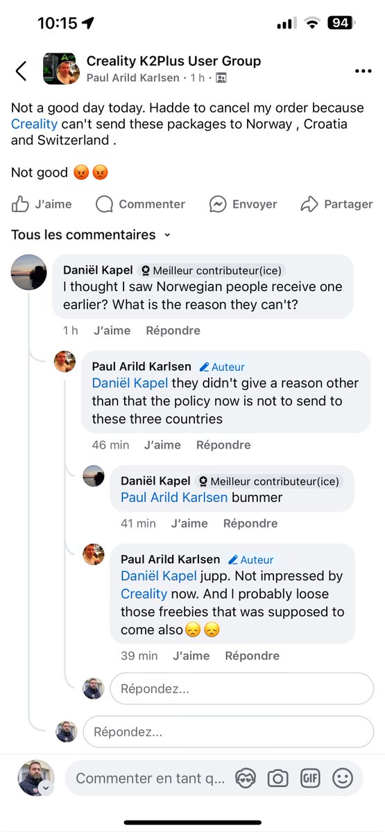 Guacatechi's tweet image. Looks like creality is now canceling preorders to save on money #crealityk2plus @Creality3dP @flo3d_01