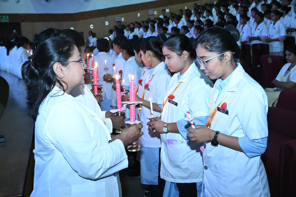 fntcnwardha's tweet photo. Lamp lighting ceremony is Conducted by Florence Nightingale Training College of Nursing, Sawangi Meghe, Wardha on 26/11/2024 AT 11.00AM in the auditorium for ANM, GNM, and BSC programme.
#lamplighting #FNTCN #nursingcollege https://t.co/bGID6g8VeT