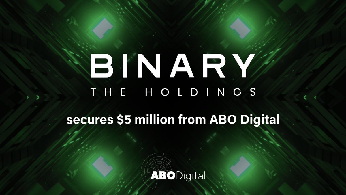 thebinaryhldgs's tweet image. Exciting times ahead! 🚀 
We&apos;re proud to partner with @abo_digital, securing significant investment to scale The Binary Network and reach 1 billion users by 2025.
The future of decentralization is here, and it&apos;s massive.
 
#Web3 #TheBinaryNetwork #Partnerships #MassAdoption