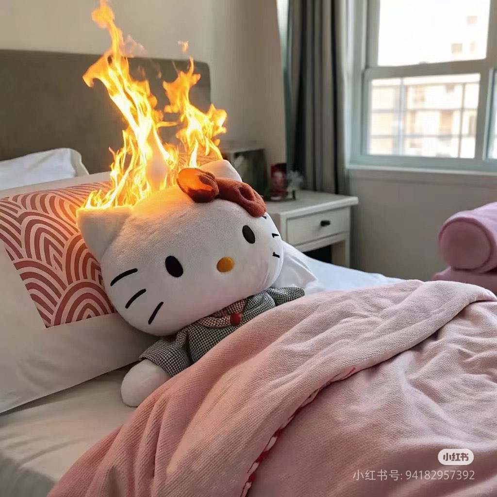 이건 머리에 불난고