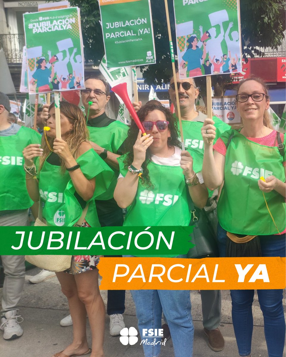 fsiemadrid's tweet photo. 📢 Aunque se acerquen las fiestas navideñas, desde #FSIEMadrid seguiremos trabajando y exigiendo a la @educacmadrid la #jubilaciónparcial en pago delegado 📢

Porque Madrid es la única Comunidad que sufre esta discriminación tan injusta 😑

#JubilaciónParcialYa #somosFSIE https://t.co/MUjFbQ3zHx