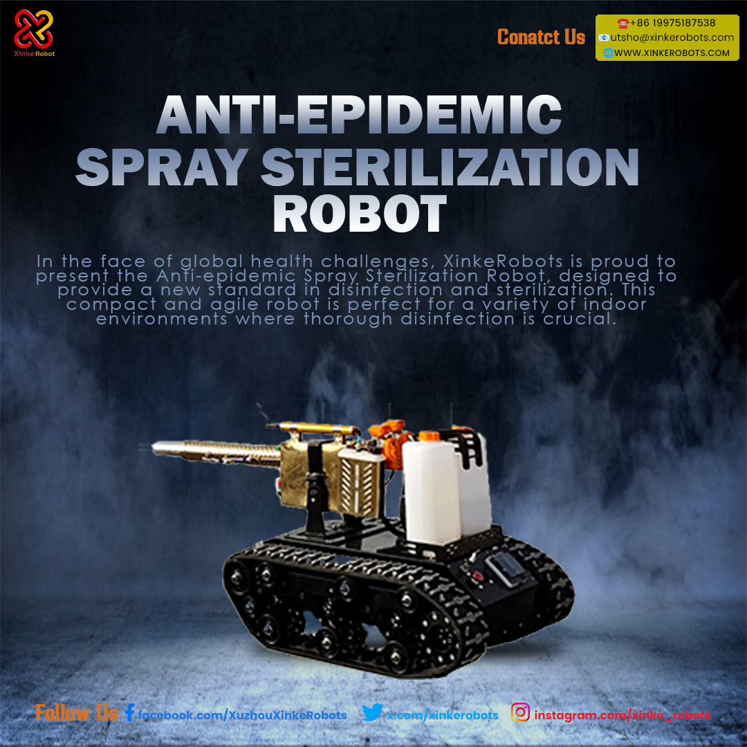 xinkerobots's tweet image. 📸 Swipe Up to see our Anti-epidemic Spray Sterilization Robot in action, ensuring your space is as clean as can be.

#DisinfectionRobot #XinkeRobots #HealthTech #InnovationInAction