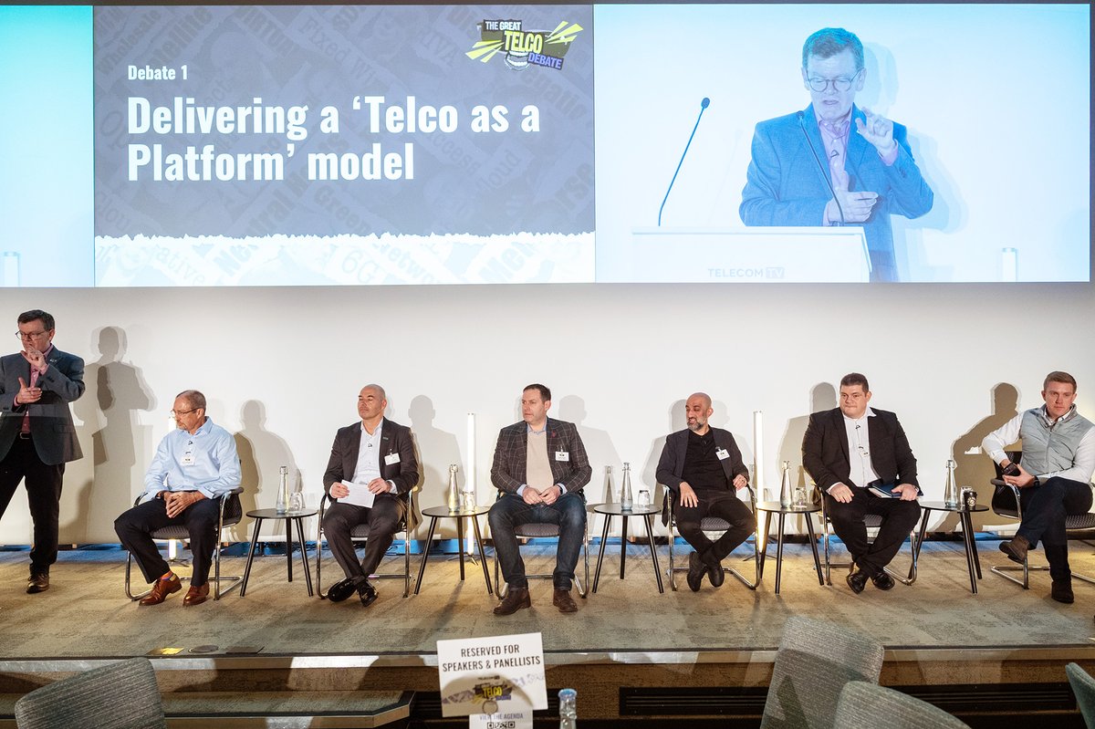 TelecomTV's tweet image. The Great Telco Debate has just kicked off! ☞ Join the live broadcast to watch today’s first debate, ‘Delivering a Telco as a Platform model‘, vote now: telecomtv.com/content/the-gr… #GTD2024 #Telecoms #DigitalPlatforms #Business @RakutenSymphony @nokianetworks @tmforumorg