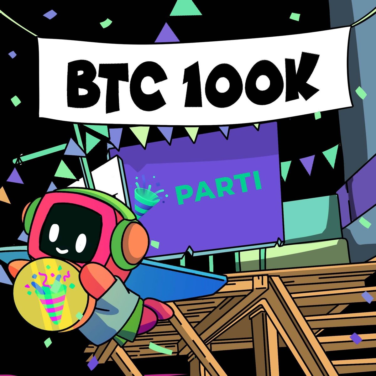 Happy #Bitcoin $100k Day! 🚀

It's a strange day at #Parti HQ as some of our team members reflect on the early days of #Bitcoin, when $BTC was just a few dollars per coin. Back then, Bitcoin trades happened on forums or IRL meetups, and the "crazies" (like us) dreamt of