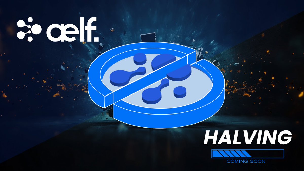 aelfblockchain's tweet photo. aelf's first-ever Halving Event is happening on 12 Dec 2024!
Join us to celebrate aelf blockchain's maturity, sustainable tokenomics, and commitment to advancing AI blockchain innovation for the future.
#aelfHalvingEvent https://t.co/9V40n0hjgA