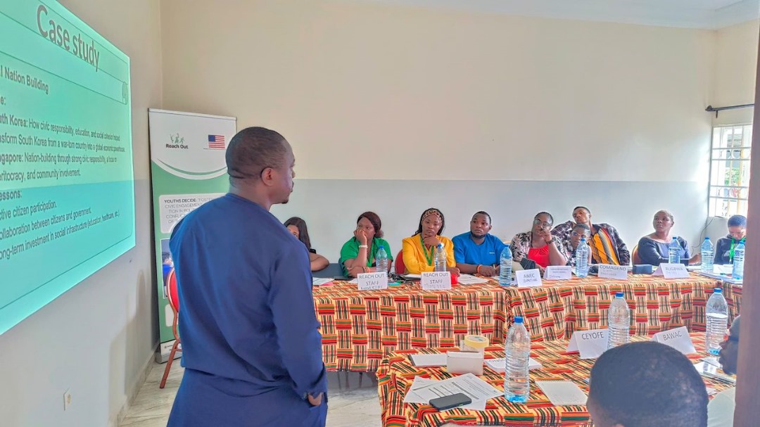 Reachoutreo's tweet photo. With @USEmbYaounde funding, @reachoutdev1 empowers youth &amp; women activists from CSOs to lead civic education campaigns, fostering inclusive participation in democratic processes across NWSWR. https://t.co/X3yngN66Wz