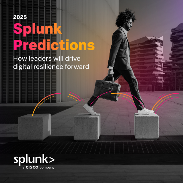 It's officially #SplunkPredicts season. From AI to regulations and everything in between, our #2025Predictions are full of insights from <a href="/Splunk/">Splunk</a> and <a href="/Cisco/">Cisco</a> leaders to help orgs drive digital resilience forward in the new year. Read more on #SplunkBlogs. bit.ly/4ipuyrx