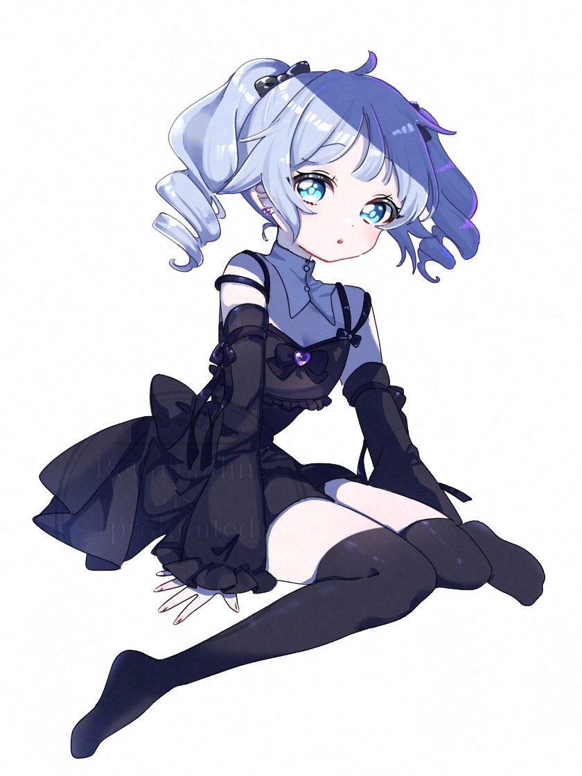 ツインテ大好きー！🩵
#OC 
#絵柄が好みっていう人にフォローされたい