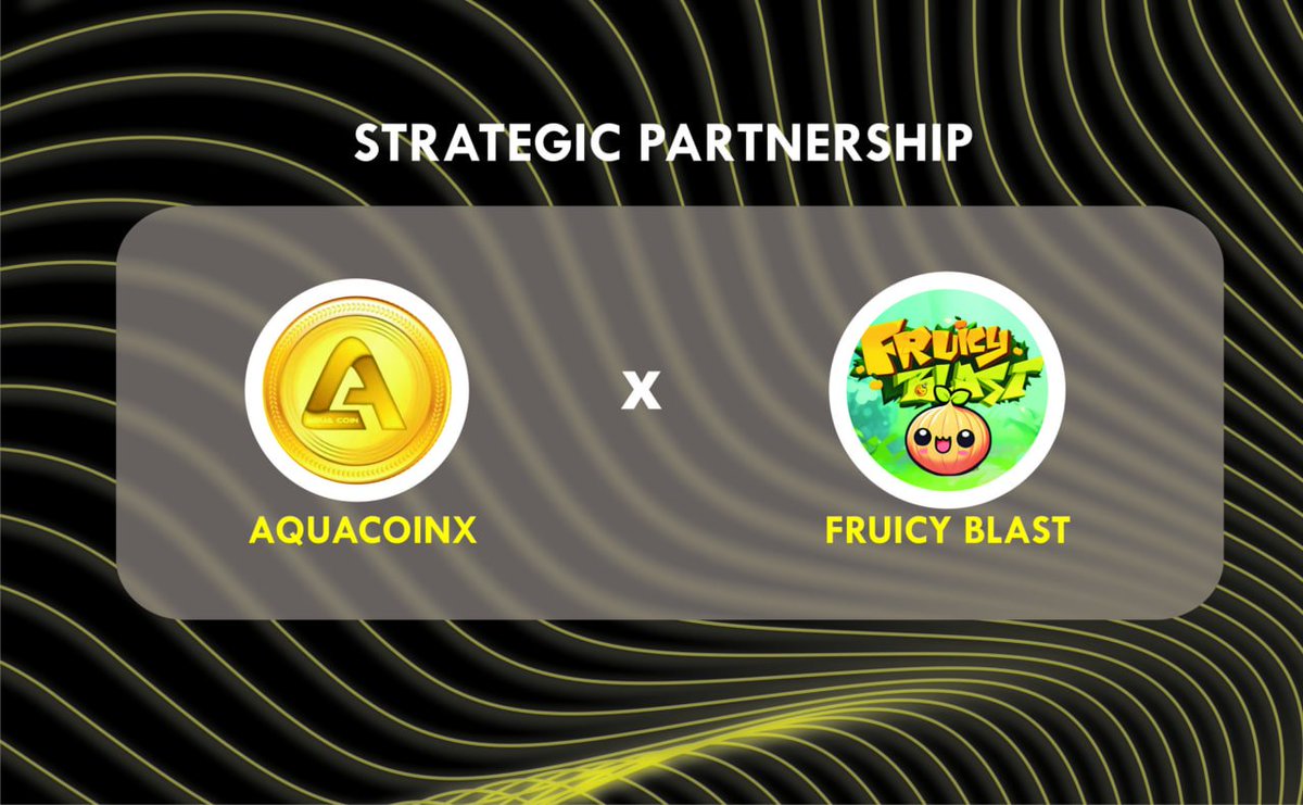 🌟 Hello, Blasties! Exciting news as we start December!

What a wonderful surprise! #Fruicy Blast and #AquaCoin have unexpectedly joined forces.

👏About <a href="/aquacoinx/">Aquacoinx</a>  ($AQCNX): is a cutting-edge cryptocurrency built on the TON Blockchain. It provides a sustainable ecosystem that