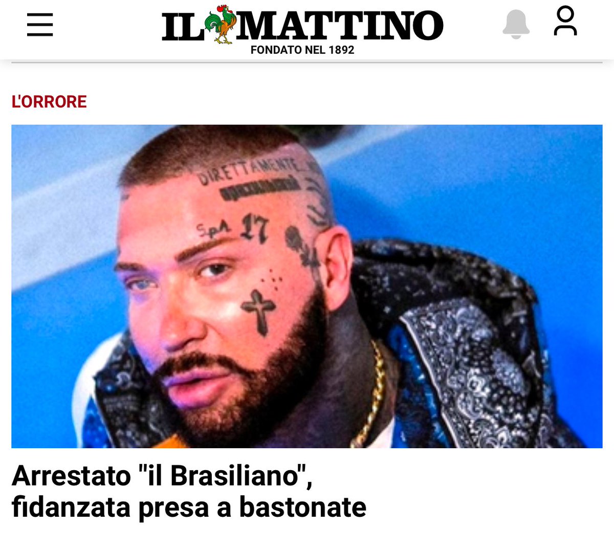 PinoColetti's tweet photo. Questa è la feccia osannata da @giucruciani che lo ospita spesso a @LaZanzaraR24 con il consenso di @Radio24_news #brasiliano #minnocci https://t.co/TLO4RGRj9Y