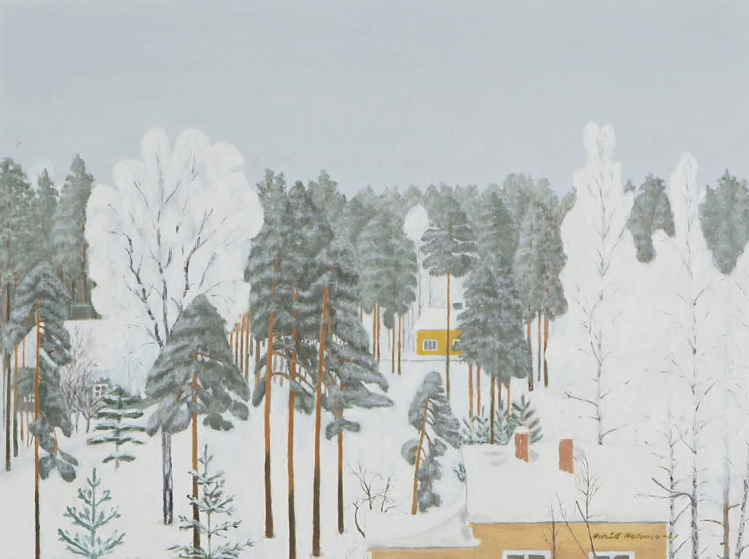 Huomenna vietetään Suomen itsenäisyyspäivää ja Museokeskus Taika on suljettu. 

Lauantaina avaamme normaalisti. Tervetuloa tutustumaan näyttelyihimme viikonlopun aikana!

📷: Astrid Halonen-Seppälä: Talvinen maisema Parantolankadulta, 1967. Kuva: Ella Tommila / Museokeskus Taika.