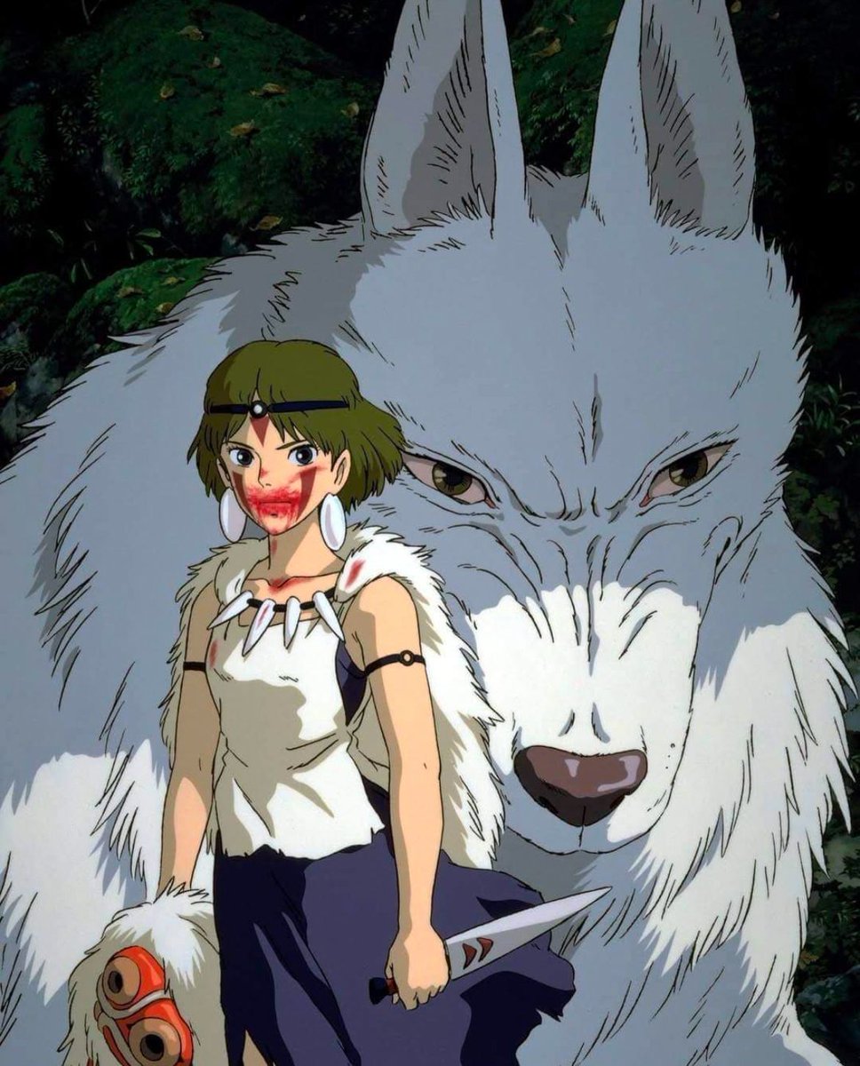 retro_anime's tweet image. Princess Mononoke (1997)