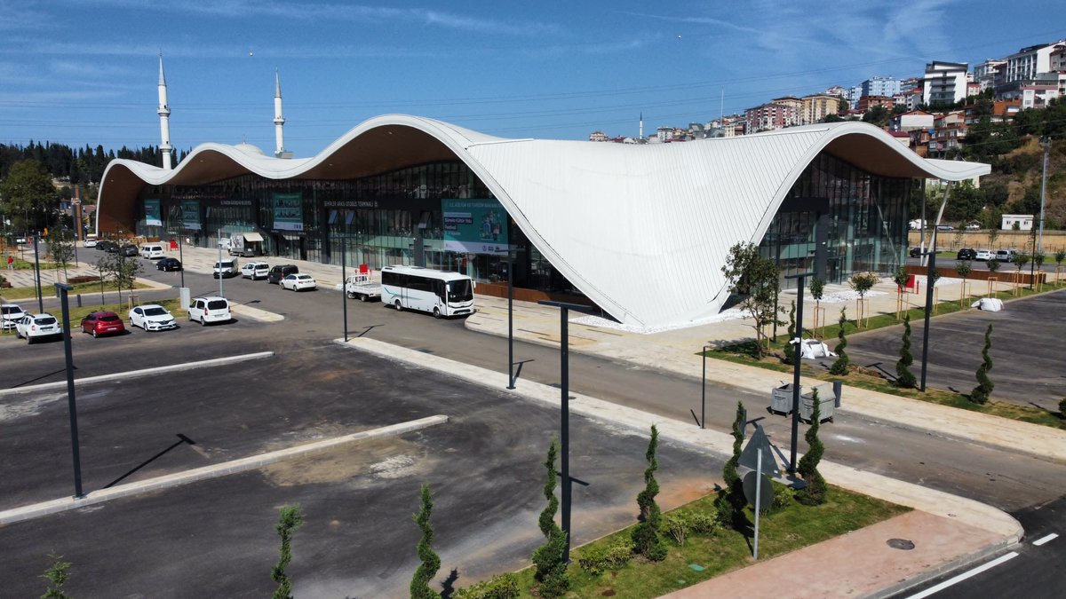 Archello's tweet photo. The old bus terminal of Trabzon in Turkey has been covered with Elevate's UltraPly TPO thermoplastic membrane, which provided outstanding durability and UV resistance
Learn more about this project: https://t.co/k5WGJJ1p2J
#ElevateEMEA #roofing #designfreedom #roofingsolutions https://t.co/A4M3EtYJy4