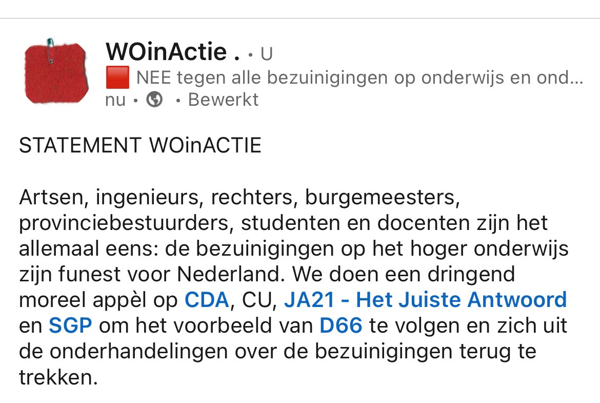 WOinActie (@woinactie) on Twitter photo 
