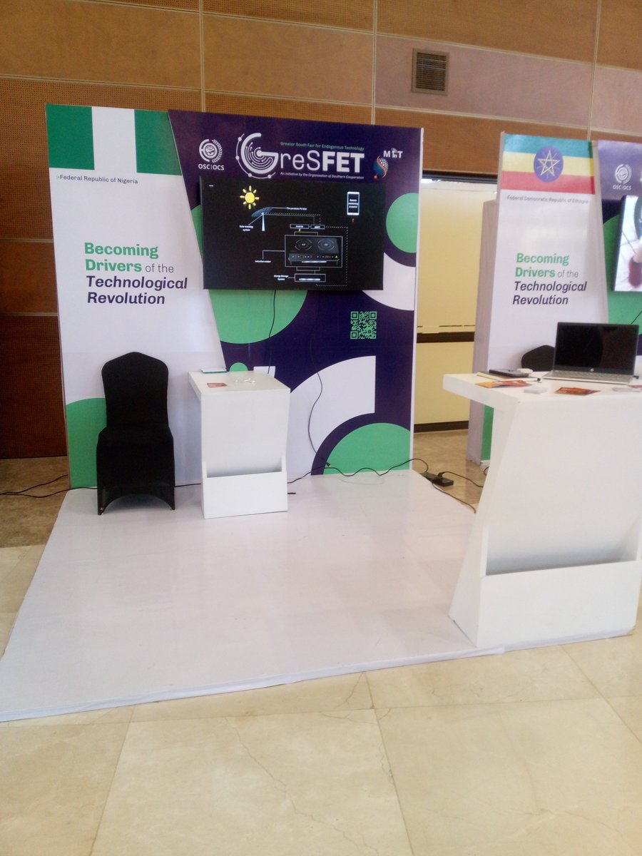 acechesstech's tweet photo. Had a pleasant experience at #GreSFET 2024 in Addis Ababa Ethiopia, where we showcased our innovative solutions. Our presentation highlighted a smart AIoT-integrated solar-powered induction cooker, tackling harmful cooking energy sources. https://t.co/rfTDryvn29