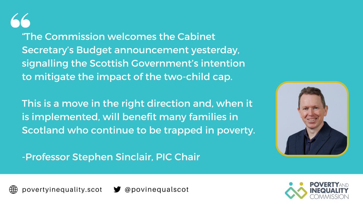 Response from Professor Stephen Sinclair, Chair of the Poverty and Inequality Commission, commenting on the Scottish Government’s Budget for 2025 to 2026.