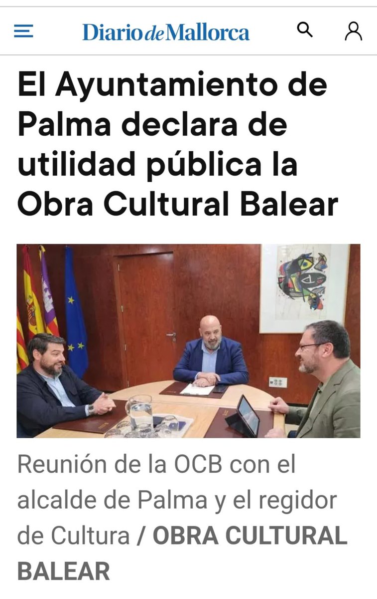 jcamposasensi's tweet photo. El PP ha declarado de utilidad pública a una entidad progolpista, abiertamente anticonstitucional y defensora de los inexistentes “países catalanes”. 

La @ocbcat es una sucursal de @omnium que subsiste desde hace años gracias a las subvenciones públicas, que ahora se multiplicarán, además de acceder a la utilización de espacios públicos y todo tipo de beneficios.

Vamos a sostener con nuestros impuestos a una entidad que trabaja en contra de Baleares y de España, gracias a @popularespalma