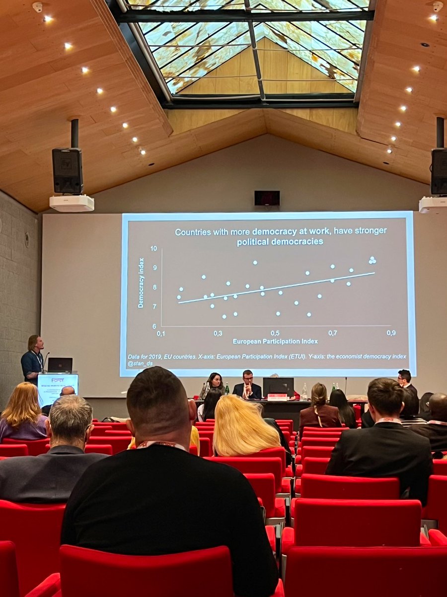 Jacopo Sala (@_jacoposala) on Twitter photo Democracy at #work (ETUI Index) and political #democracy (Economist Index) show a strong and enduring correlation. Something to reflect on, thanks to <a href="/Stan_ds/">Stan De Spiegelaere</a> for the insight!
#ADAPTConference2024 Democracy at #work (ETUI Index) and political #democracy (Economist Index) show a strong and enduring correlation. Something to reflect on, thanks to <a href="/Stan_ds/">Stan De Spiegelaere</a> for the insight!
#ADAPTConference2024