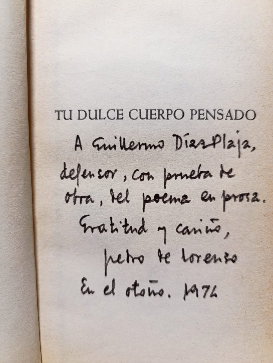 BiblioArxiuRABL's tweet photo. Mireu quines dedicatòries ens estem trobant inventariant el fons Guillermo Díaz-Plaja
#Sabiesque aquest fons és únic i està especialitzat en #literatura espanyola i sud-americana⁉️🥰
#biblioteca #palaurequesens #BonesLletres #BonsFons https://t.co/f8ibuNm3gp