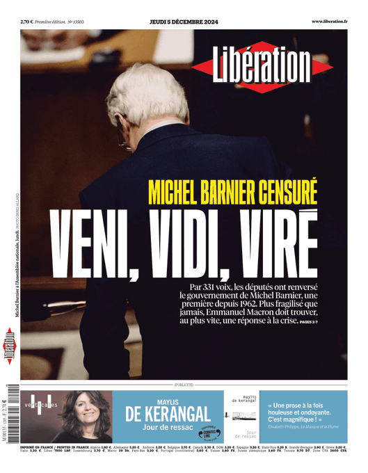 MarianaTsichli's tweet image. Η κυβέρνηση Μπαρνιέ στη Γαλλία κατέρρευσε.
Θυμάστε όταν ο Μακρόν έφτιαξε αυτό το πολιτικό έκτρωμα και κάποιοι ειρωνεύονταν: «Και τι κατάλαβε ο Μελανσόν που έφτιαξε το Νέο Λαϊκό Μέτωπο και βγήκε πρώτος στις εκλογές; Ο Μακρόν "τα κατάφερε" πάλι»
Από κοντά και διάφοροι «αριστεροί»…