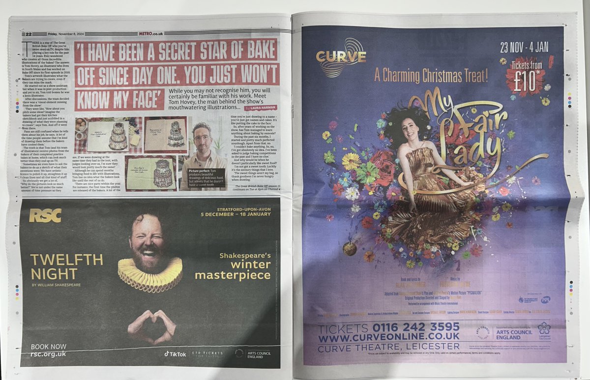 Twelfth Night returns to <a href="/TheRSC/">The RSC</a> this festive season, now playing until 18th January 🎄

From print, to radio, to digital (and everything in-between!) it’s been impossible for audiences to miss this show 👀

Book your tickets now: rsc.org.uk/twelfth-night/