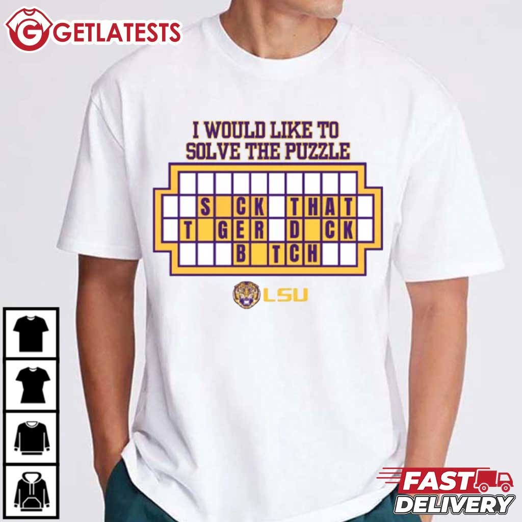MichelleWa55181's tweet image. LSU Tigers Solve The Puzzle Football T-Shirt #LSUTiger #Puzzle #Football #Getlatests getlatests.com/product/lsu-ti…