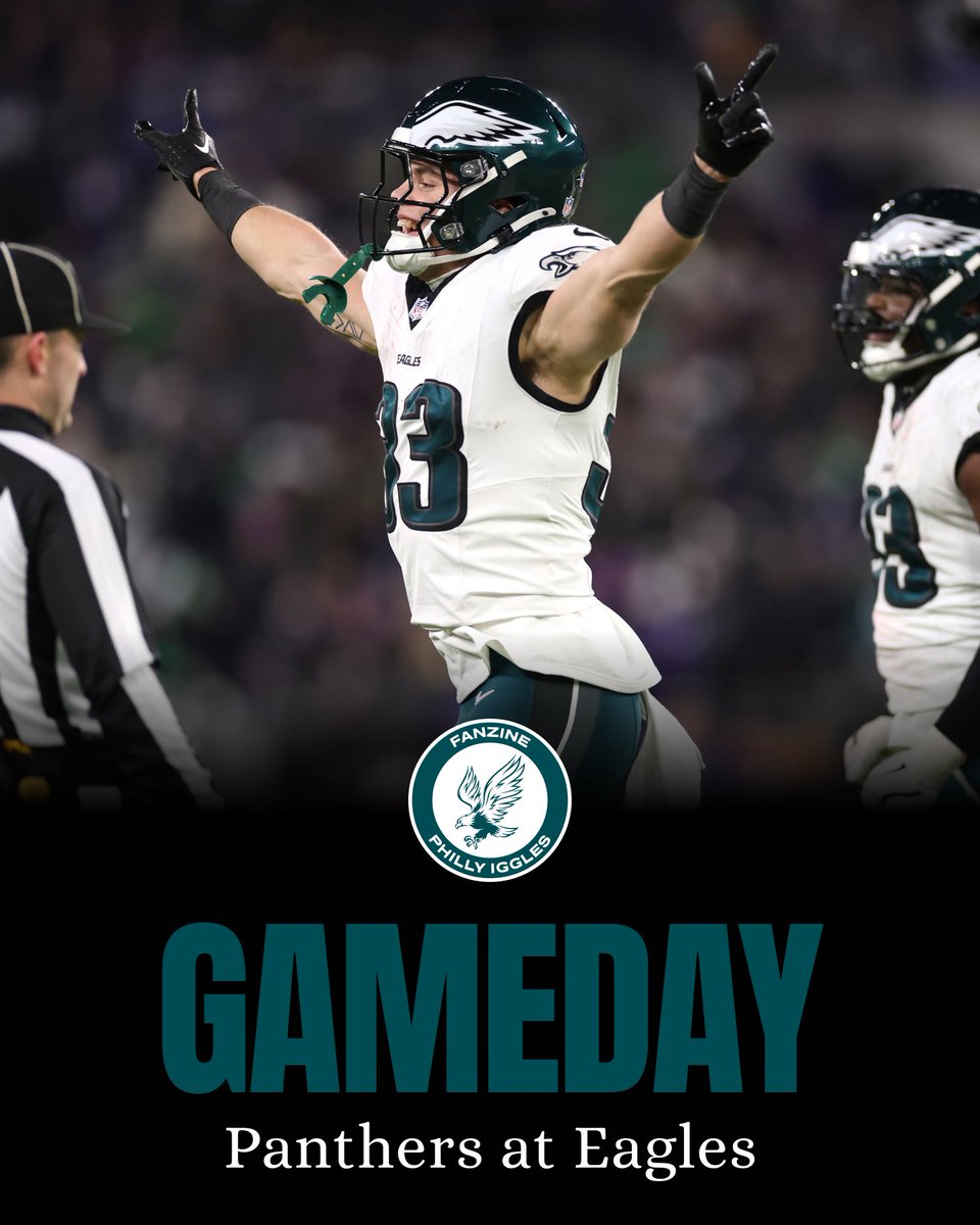 IT'S GAMEDAY‼️

🏈| #Panthers @ #Eagles

Drop your predictions below👇 #FlyEaglesFly