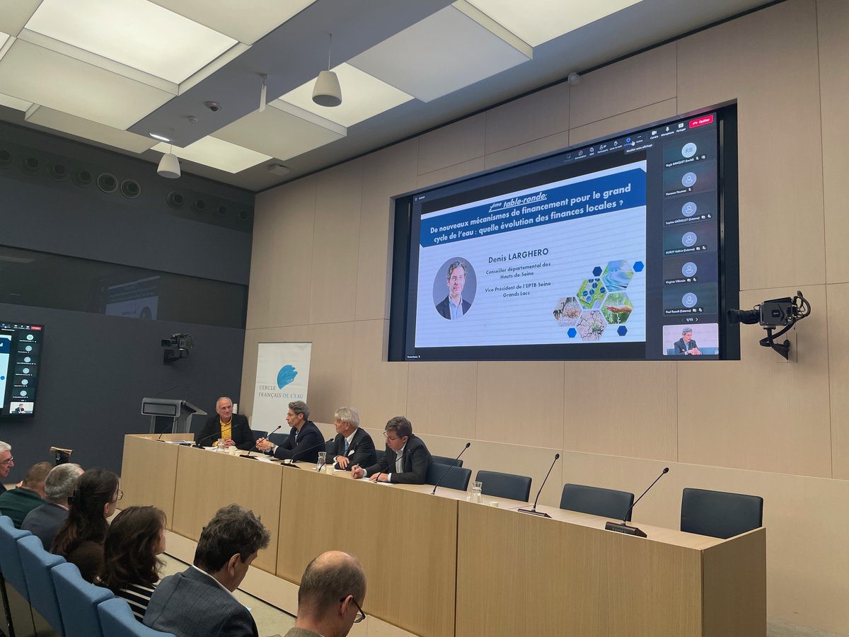 Seine Grands Lacs (@seinegrandslacs) on Twitter photo Seine Grands Lacs a participé, lundi 25 novembre, au colloque du <a href="/CercleEau/">Cercle Français de l'Eau</a>, au Sénat, autour de la recherche de nouveaux mécanismes de financement pour le grand cycle de l’#eau.💧
Merci au Cercle français de l’eau et à l’ensemble des participants pour ces échanges de qualité ! Seine Grands Lacs a participé, lundi 25 novembre, au colloque du <a href="/CercleEau/">Cercle Français de l'Eau</a>, au Sénat, autour de la recherche de nouveaux mécanismes de financement pour le grand cycle de l’#eau.💧
Merci au Cercle français de l’eau et à l’ensemble des participants pour ces échanges de qualité !