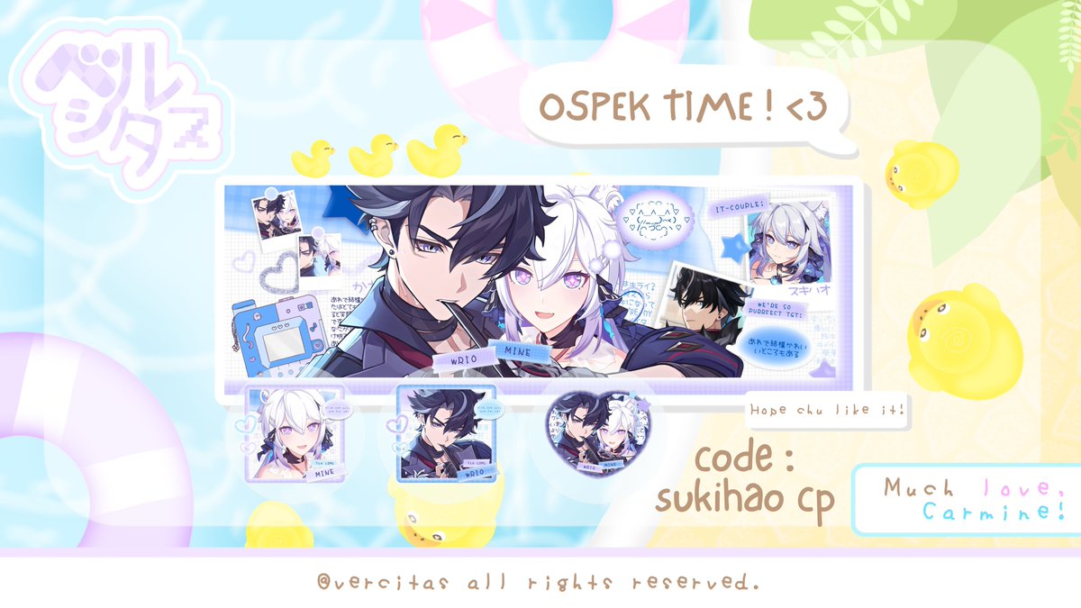 Help Repost? tysm ya 🎀

OSPEK TIME !

Kali ini Mine datang dengan 3 anak baru~ satu anak khusus new year 🎆🎇 yuk kenalan 🍒 Kalau ada design yang tida aman bisa sung dm baik-baik yah, thank u sm 🥺🩷 
+ helpie vote prici dibawah

#zonauang #zonaba